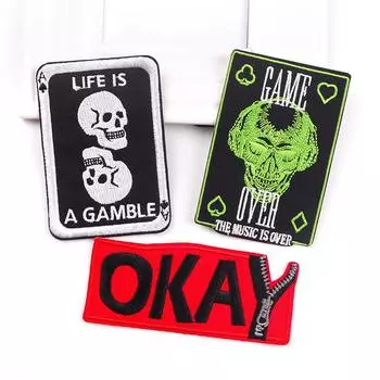 3 шт./упак. плавкая нашивка с вышивкой, гладильная нашивка для одежды, термоклеевые нашивки для курток, джинсов, рюкзак, гладильная нашивка для шитья