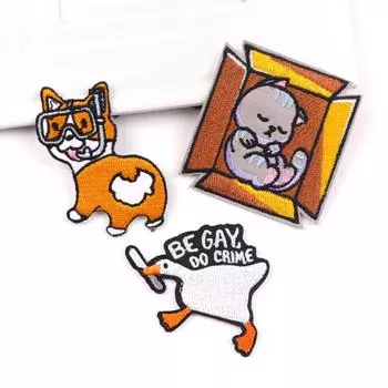 3 шт./упак. плавкая нашивка с вышивкой, гладильная нашивка для одежды, термоклеевые нашивки для курток, джинсов, рюкзак, гладильная нашивка для шитья