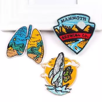 3 шт./упак. плавкая нашивка с вышивкой, гладильная нашивка для одежды, термоклеевые нашивки для курток, джинсов, рюкзак, гладильная нашивка для шитья