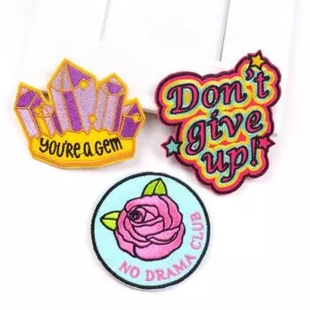 3 шт./упак. плавкая нашивка с вышивкой, гладильная нашивка для одежды, термоклеевые нашивки для курток, джинсов, рюкзак, гладильная нашивка для шитья