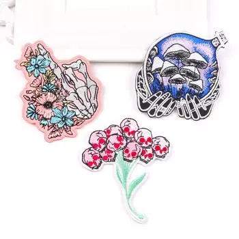 3 шт./упак. плавкая нашивка с вышивкой, гладильная нашивка для одежды, термоклеевые нашивки для курток, джинсов, рюкзак, гладильная нашивка для шитья