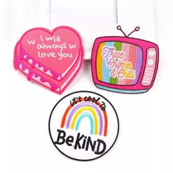 3 шт./упак. плавкая нашивка с вышивкой, гладильная нашивка для одежды, термоклеевые нашивки для курток, джинсов, рюкзак, гладильная нашивка для шитья