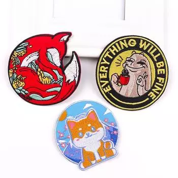 3 шт./упак. плавкая нашивка с вышивкой, гладильная нашивка для одежды, термоклеевые нашивки для курток, джинсов, рюкзак, гладильная нашивка для шитья