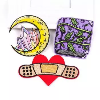 3 шт./упак. плавкая нашивка с вышивкой, гладильная нашивка для одежды, термоклеевые нашивки для курток, джинсов, рюкзак, гладильная нашивка для шитья