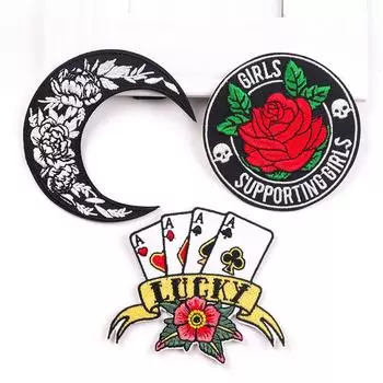 3 шт./упак. плавкая нашивка с вышивкой, гладильная нашивка для одежды, термоклеевые нашивки для курток, джинсов, рюкзак, гладильная нашивка для шитья