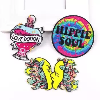 3 шт./упак. плавкая нашивка с вышивкой, гладильная нашивка для одежды, термоклеевые нашивки для курток, джинсов, рюкзак, гладильная нашивка для шитья