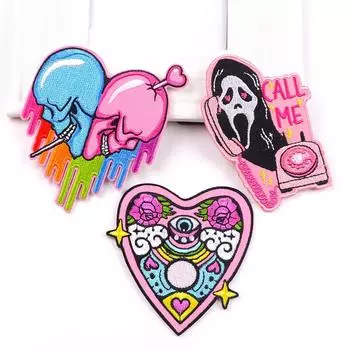 3 шт./упак. плавкая нашивка с вышивкой, гладильная нашивка для одежды, термоклеевые нашивки для курток, джинсов, рюкзак, гладильная нашивка для шитья