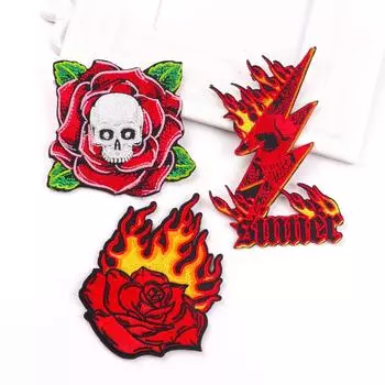 3 шт./упак. плавкая нашивка с вышивкой, гладильная нашивка для одежды, термоклеевые нашивки для курток, джинсов, рюкзак, гладильная нашивка для шитья