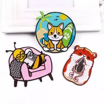 3 шт./упак. плавкая нашивка с вышивкой, гладильная нашивка для одежды, термоклеевые нашивки для курток, джинсов, рюкзак, гладильная нашивка для шитья