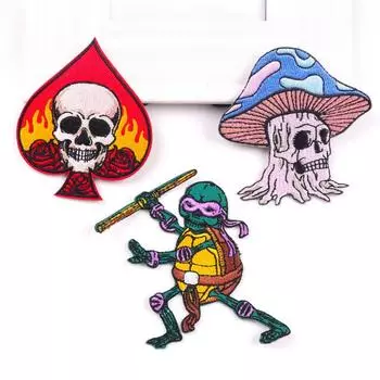 3 шт./упак. плавкая нашивка с вышивкой, гладильная нашивка для одежды, термоклеевые нашивки для курток, джинсов, рюкзак, гладильная нашивка для шитья