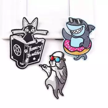 3 шт./упак. плавкая нашивка с вышивкой, гладильная нашивка для одежды, термоклеевые нашивки для курток, джинсов, рюкзак, гладильная нашивка для шитья