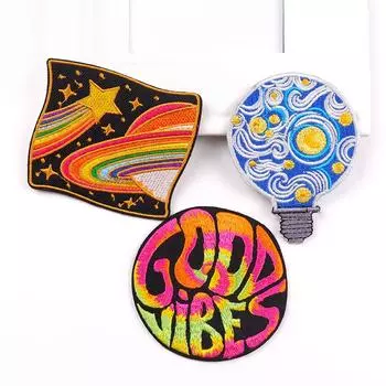 3 шт./упак. плавкая нашивка с вышивкой, гладильная нашивка для одежды, термоклеевые нашивки для курток, джинсов, рюкзак, гладильная нашивка для шитья