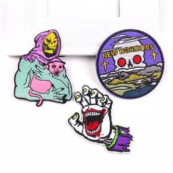 3 шт./упак. плавкая нашивка с вышивкой, гладильная нашивка для одежды, термоклеевые нашивки для курток, джинсов, рюкзак, гладильная нашивка для шитья