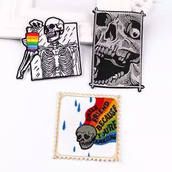 3 шт./упак. плавкая нашивка с вышивкой, гладильная нашивка для одежды, термоклеевые нашивки для курток, джинсов, рюкзак, гладильная нашивка для шитья