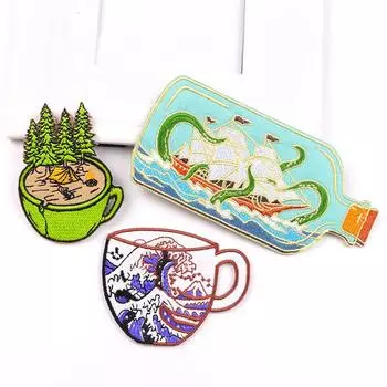 3 шт./упак. плавкая нашивка с вышивкой, гладильная нашивка для одежды, термоклеевые нашивки для курток, джинсов, рюкзак, гладильная нашивка для шитья