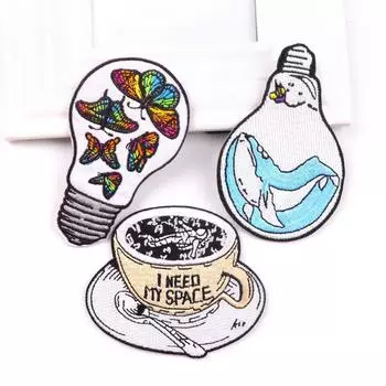 3 шт./упак. плавкая нашивка с вышивкой, гладильная нашивка для одежды, термоклеевые нашивки для курток, джинсов, рюкзак, гладильная нашивка для шитья