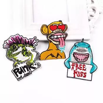 3 шт./упак. плавкая нашивка с вышивкой, гладильная нашивка для одежды, термоклеевые нашивки для курток, джинсов, рюкзак, гладильная нашивка для шитья