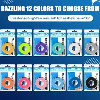3 шт./упак. резиновая обертка для рук для бадминтона с противоскользящей накладкой на руку, кожаная резинка для рук для бадминтона 1