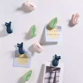 3 шт., уплотнительный зажим, магнит на холодильник, мультяшная форма животного, мини-влагонепроницаемая сумка для хранения продуктов питания, сумка для хранения закусок, хлеба, уплотнительный зажим, герметик для кухни