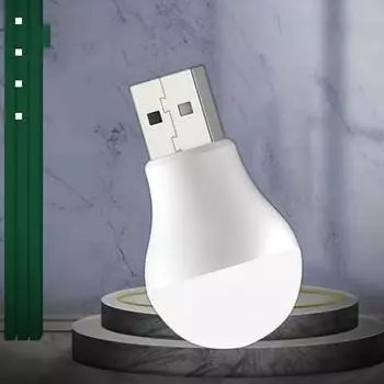 3 шт. USB-лампа для зарядки компьютера и мобильного устройства USB, маленькие книжные лампы, светодиодная лампа для защиты глаз, небольшой ночник