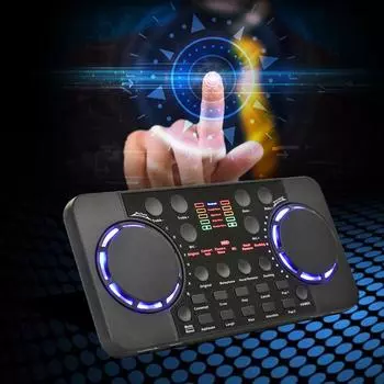 3 шт. V300 Pro Live Soundkarte Bluetooth 4,0 микшер аудиоинтерфейса для телефона НОВЫЙ