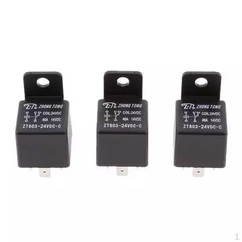 3 шт., V 80A, 8 SPDT, 5-контактные реле, черные