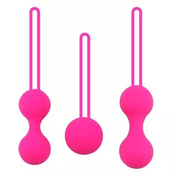 3 шт. Вагинальный тренажер Силиконовый Безопасный Мягкий Шарик для подтяжки влагалища Предотвращает недержание мочи