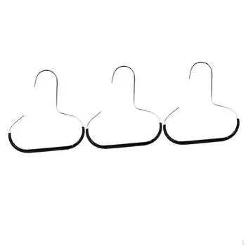 3 шт. Вешалки для шарфов, кольца, стойки для ремней, органайзеры, крючки для подвешивания галстуков чёрный