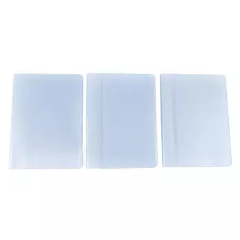 3 шт. Вставка в кошелек из мягкого прозрачного ПВХ на 10, 20, 30 страниц, многоцелевой держатель кредитных карт для семьи