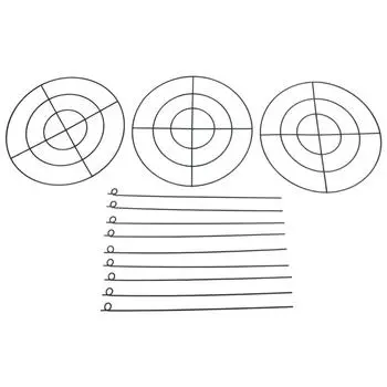 3 шт. в упаковке для вьющихся растений - подставка для колец для посадки в саду Circle type