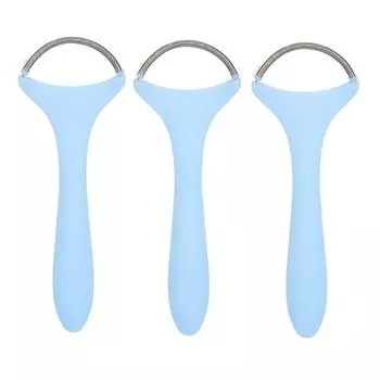 3 шт. весеннее средство для удаления волос на лице для женщин с длинной ручкой из нержавеющей стали, нежная весенняя нить для лица