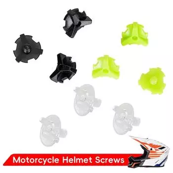 3 шт. винты для мотоциклетного шлема винты для козырька мотоциклетного шлема аксессуары для шлема комплект винтов для козырька универсальный пластиковый винт чёрный