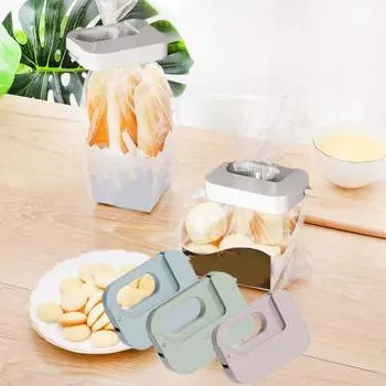 3 шт. влагостойкий магнитный квадратный зажим для запечатывания пищевых продуктов, зажим для герметичных пакетов, зажим для пакетов, кухонные принадлежности