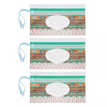 3 шт. влажных салфеток EVA, многофункциональный портативный держатель для детских салфеток, сумка с откидной крышкой и окошком для детских салфеток