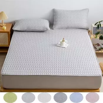 3 шт. водонепроницаемая шерстяная шапочка для мытья в воде класса А, утолщенный наматрасник Simmons 90*190+25cm 3pcs белый