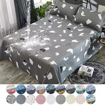 Водонепроницаемые листы Наволочка Полиэстеровые листы, устойчивые к мочеиспусканию Простыни, которые можно стирать в машине 160x230cm 3pcs