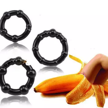 3 шт. выносливость импотенция эрекция помощь универсальный мужской головка член тройной пенис кольцо комплект