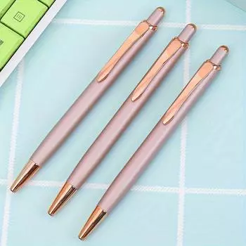 3 шт. высококачественные металлические шариковые ручки 1,0 мм для ежедневного письма