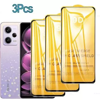 3 шт. взрывозащищенная защитная пленка из закаленного стекла для Xiaomi Redmi Note 12 12 Pro 11 11S Note 10 9 8 7 Redmi 9C 9A 8 8A 7 7A redmi 7 чёрный