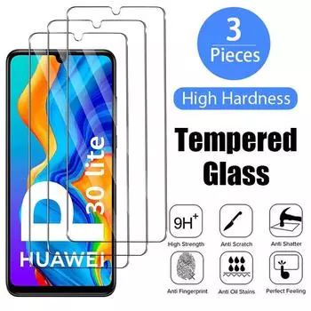 3 шт. закаленное стекло для Huawei P30 Lite P40 Lite P20 Pro P20 защитное стекло для Huawei Mate 20 Lite 30 Lite P Smart ZS 2019 Huawei P20 Lite чистый