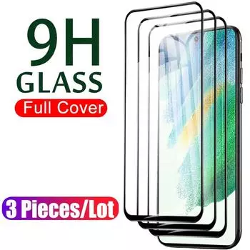 3 шт. закаленное стекло для разблокировки отпечатка пальца для Samsung Galaxy S20 S21 FE 5G S22 Plus S 21 22 Plus 5G Защитная пленка для экрана