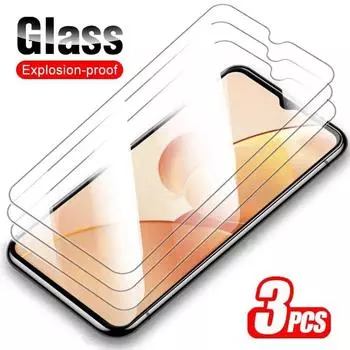 3 шт. закаленное стекло для Samsung A12 A23 A70S M02S A02S Защитная пленка для экрана A22 M23 M33 5G Huawei P Smart 2019 чистый