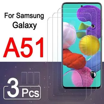 3 шт. закаленное стекло для Samsung A51 A12 A53 A73 защитная пленка для экрана Samsung Galaxy A23 A32 A52 A52S For Samsung A12 чистый