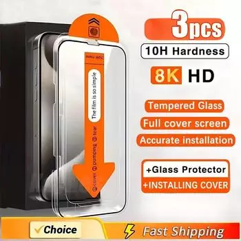 3 шт. закаленное стекло для Samsung A55 A54 5G A35 A34 A73 A72 A71 A50 A32 A30S A25 A23 A22 A21S пылезащитная установка защитного экрана For Samsung A12 чистый