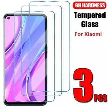 3 шт. закаленное стекло для Xiaomi Redmi Note 7 12 11s Mi 9 11i 11 Lite 5G 12T 10T 11T Защитная пленка для экрана Poco F3 X3 X5 F5 10 Pro SE Xiaomi Mi 9 SE чистый