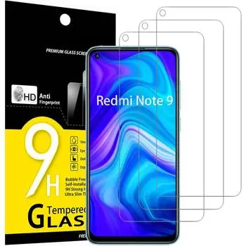 3 шт. закаленное стекло для Xiaomi Redmi Note 9 REDMI Note9 защитное стекло для экрана против царапин и пузырей сверхпрочный чехол для Xiaomi Redmi Note 9 Redmi Note 9