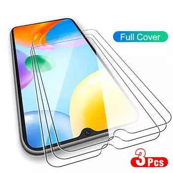 3 шт. закаленное стекло Xiaomi Redmi 10C 9A 12C 9C Note 12 11S 10S 9 9s Pro Защитная пленка для экрана iPhone 14 12 13 11 для Samsung A04S A04 A52S A13 5G iPhone 5 5s SE(old) чистый