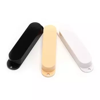 3 шт. Закрытые пластиковые чехлы для звукоснимателей для электрогитары с одной катушкой белый