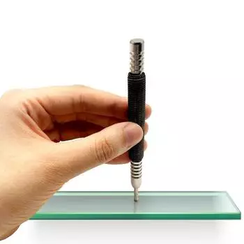 3 шт. заостренный/плоский центральный фиксатор позиционирования черный цилиндрический гвоздезабивной штифт набор принадлежностей для сверления инструмента