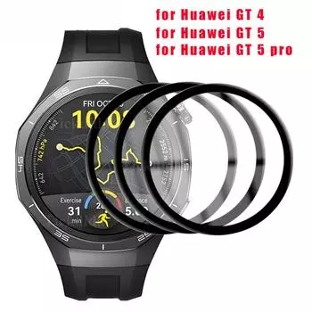 3 шт. защитная пленка для Huawei Watch GT 5 Pro 46 мм 41 мм 42 мм полноэкранная мягкая пленка для Huawei GT 5 GT5 46 мм не закаленное стекло GT5 Pro 46mm 1PCS прозрачный